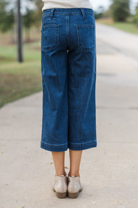 Girls: The Vanessa Dark Wash Straight Leg Jeans