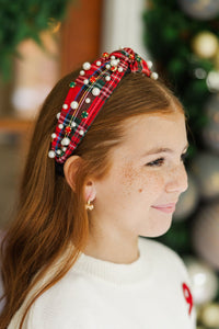 Girls: Seasons Greetings Embellished Headband