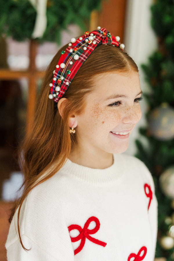 Girls: Seasons Greetings Embellished Headband