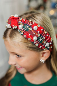 Girls: Seasons Greetings Embellished Headband
