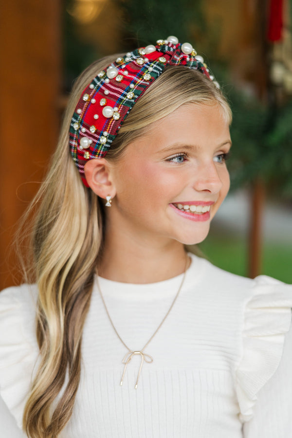 Girls: Seasons Greetings Embellished Headband