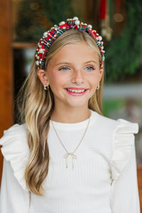 Girls: Seasons Greetings Embellished Headband
