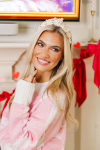 Cream Pearl Headband