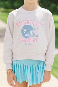 Girls: American Football League Bone Graphic Sweatshirt