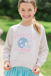 Girls: American Football League Bone Graphic Sweatshirt