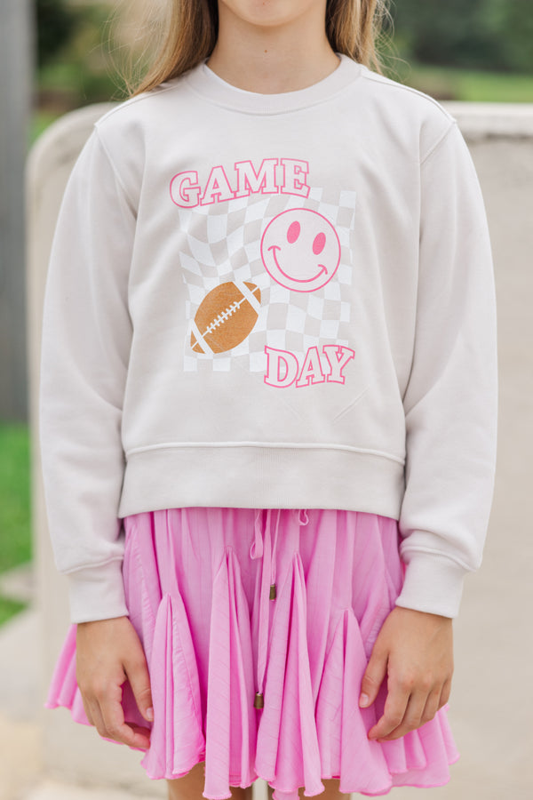 Girls: Play On Bone Graphic Sweatshirt