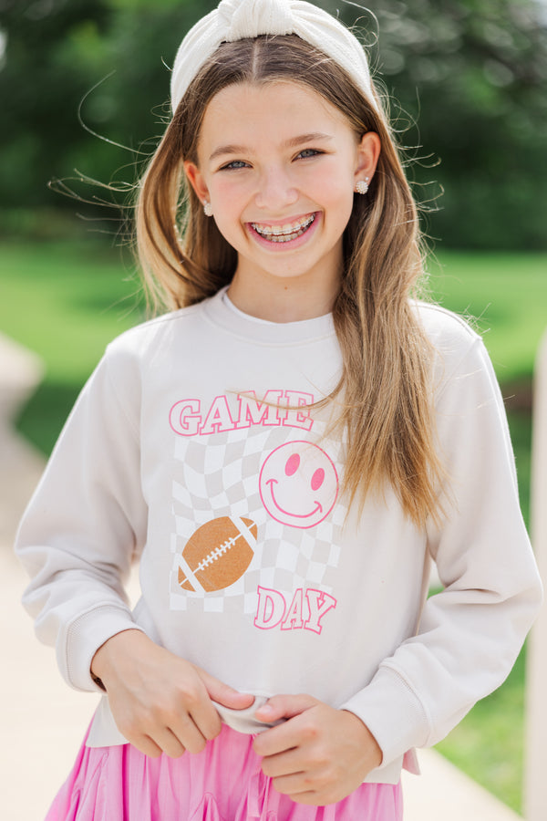 Girls: Play On Bone Graphic Sweatshirt