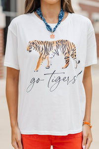 Winning Season White Tiger Graphic Tee