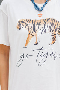 Winning Season White Tiger Graphic Tee