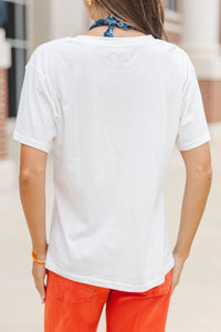 Winning Season White Tiger Graphic Tee