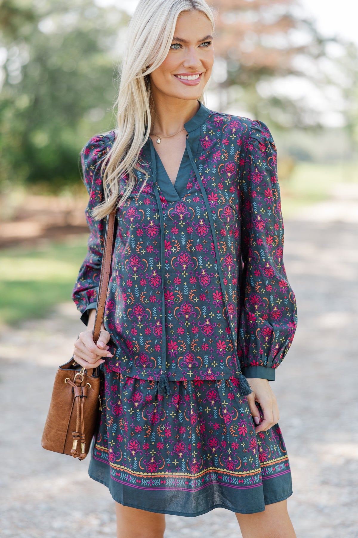 pinch green dress Pinch: Where You Are Dark Printed – Shop the Mint Midi dress