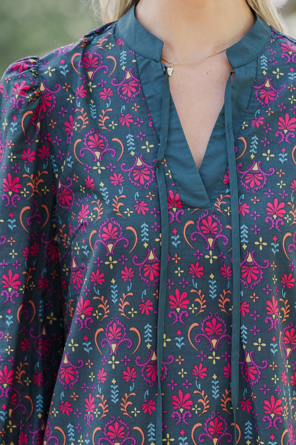 Pinch: Where You Are Dark Green Printed Dress, Medium - The Mint Julep Boutique | Women's Boutique Clothing Pinch: Where You Are Dark Green Printed Dress, Medium - The Mint Julep Boutique | Women's Boutique Clothing