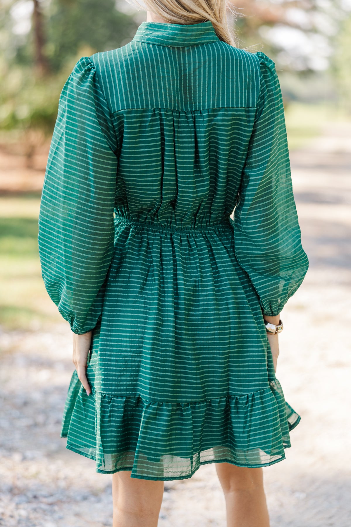 Great Days Ahead Hunter Green Striped Dress – Shop the Mint