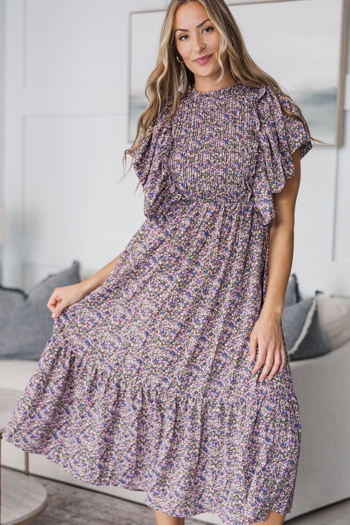 Women's Bloom Through It All Dress (Nursing and Non-Nursing Options)