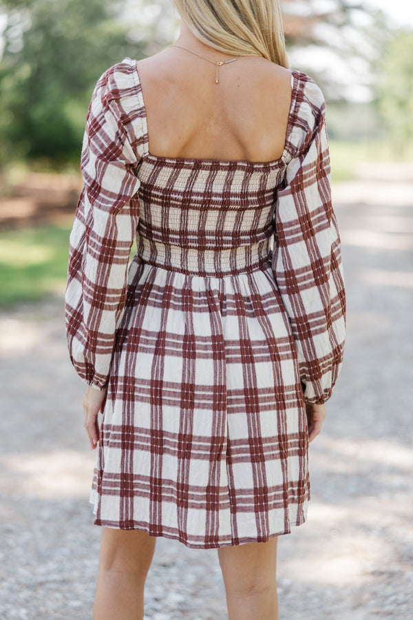 All That You Love Brown Plaid Dress, Large - The Mint Julep Boutique | Women's Boutique Clothing All That You Love Brown Plaid Dress, Large - The Mint Julep Boutique | Women's Boutique Clothing