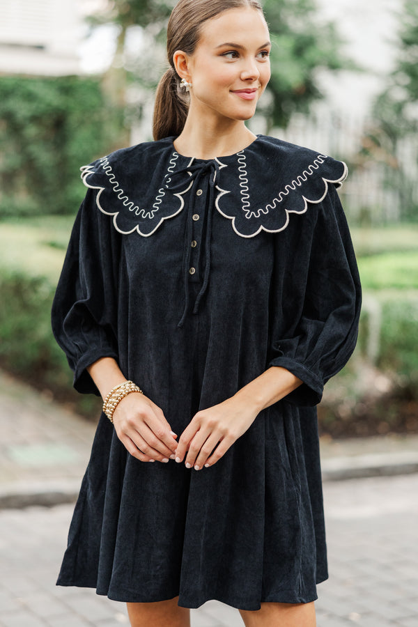 scallop dress black Coast Women's Scalloped Strapless Midi Dress in Black | Size: 4