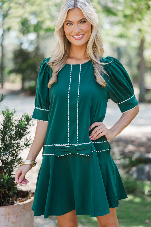 Just For Tonight Hunter Green Scalloped Dress Shop the Mint Just For Tonight Hunter Green Scalloped Dress Shop the Mint