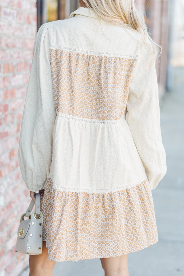 It's All A Game Cream Colorblock Dress Shop the Mint It's All A Game Cream Colorblock Dress Shop the Mint