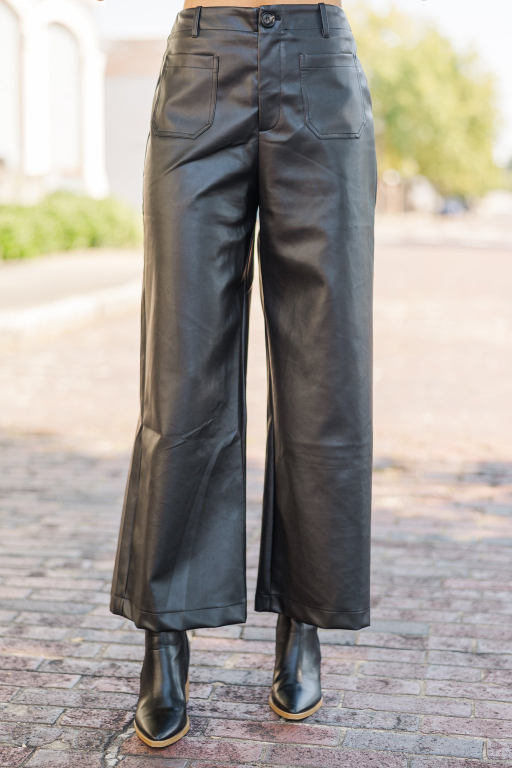 Feeling Focused Black Faux Leather Pants – Shop the Mint