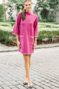 On The Up And Up Berry Pink Dress