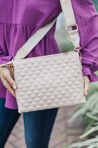 All Up To You Taupe Purse