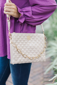 All Up To You Taupe Purse