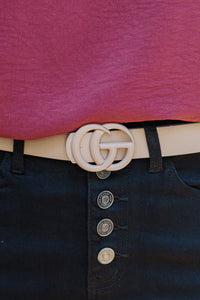 Better Every Day Taupe Belt