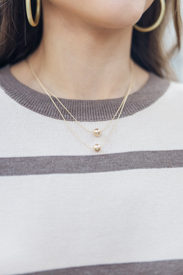 Get Familiar Gold Layered Necklace