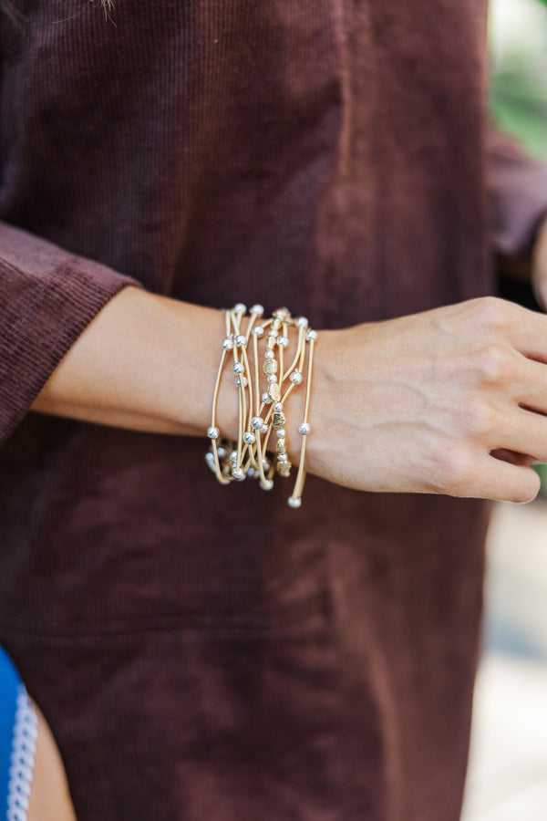 Thought Of You MIxed Metal Bracelet Set