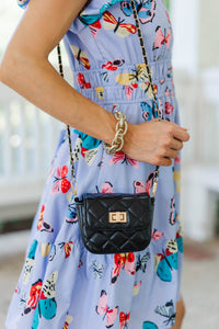 Feeling Lucky Black Purse