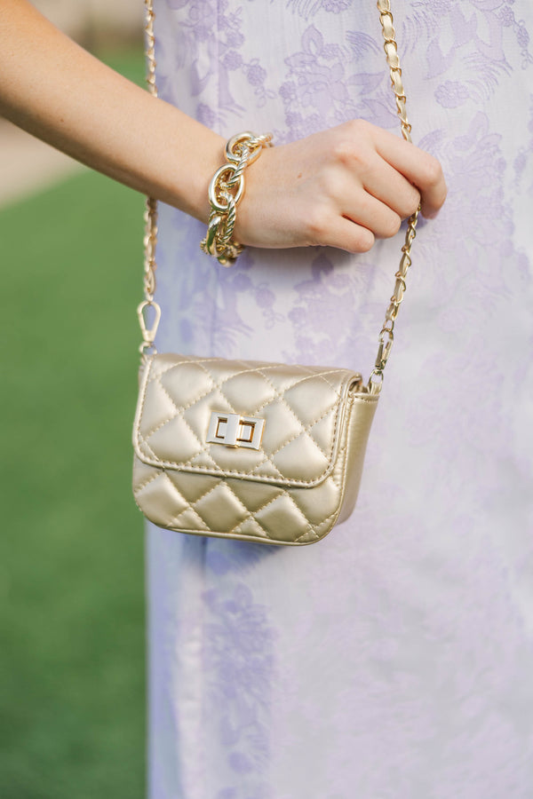 Feeling Lucky Gold Purse