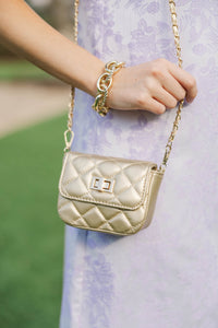 Feeling Lucky Gold Purse