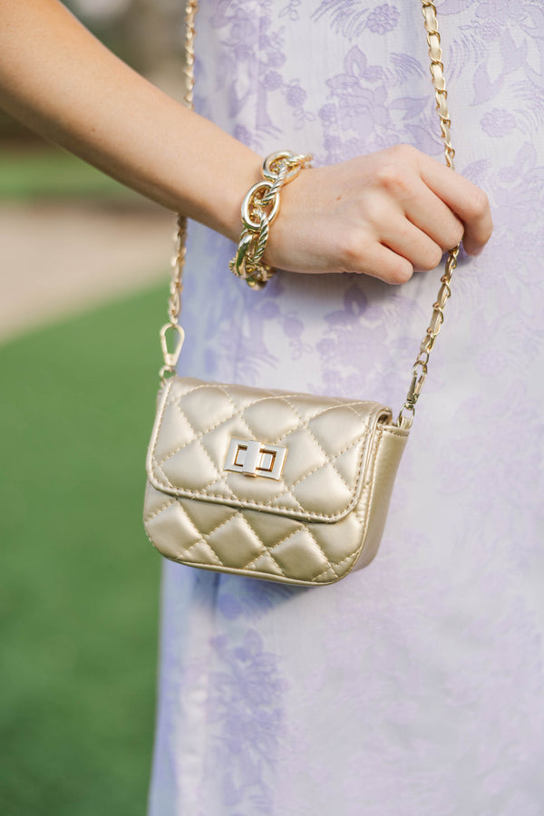 Feeling Lucky Gold Purse