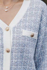 Feeling Your Best Cream Tweed Cardigan