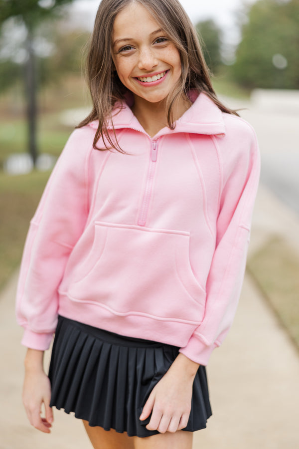 Girls: Always Direct Pink Pullover