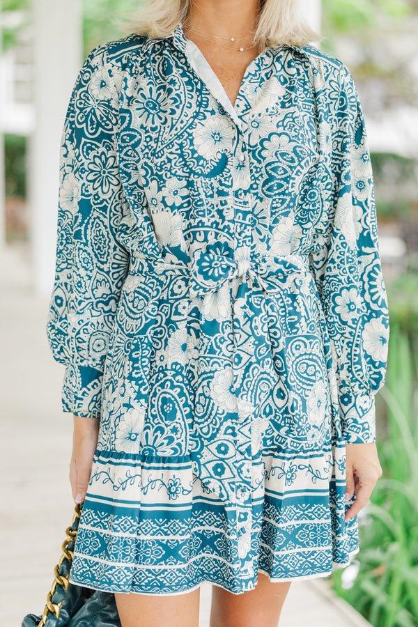 Sweet New Day Peacock Green Floral Dress Shop the Mint Sweet New Day Peacock Green Floral Dress Shop the Mint