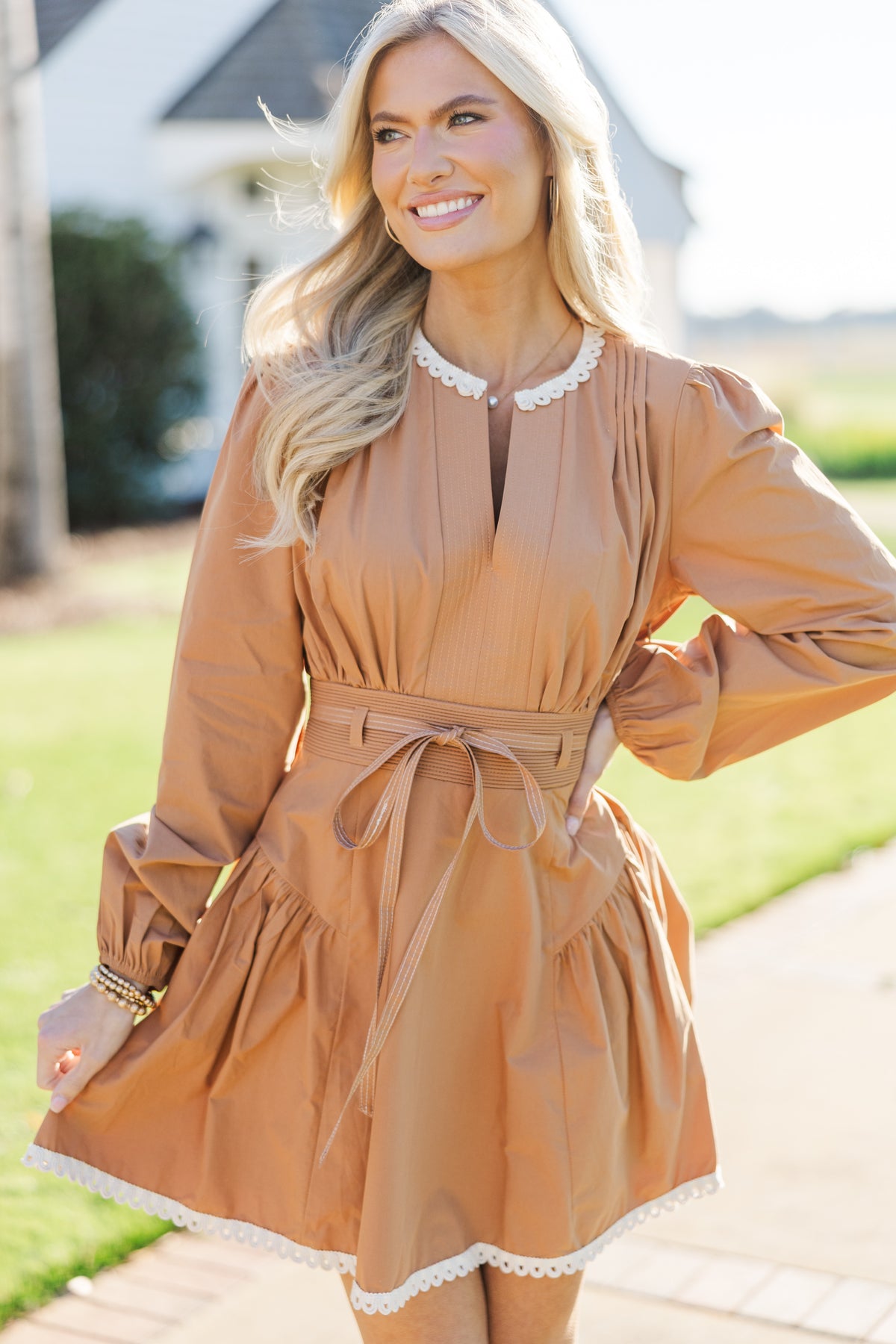 Just What You See Mocha Brown Crochet Dress – Shop the Mint