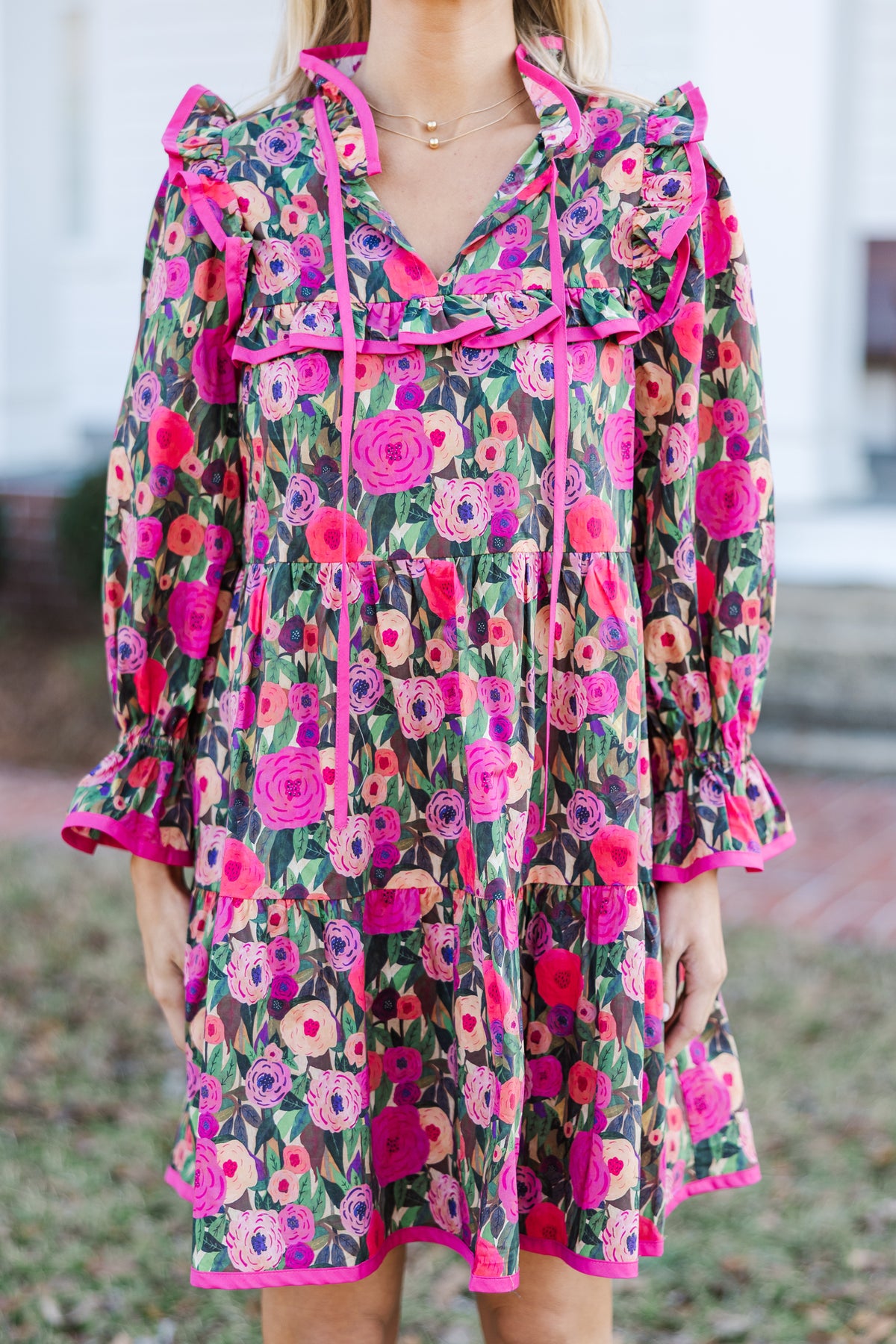 It's All Here Pink Floral Dress Shop the Mint