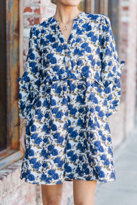 High Hopes Navy Blue Floral Dress