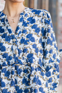 High Hopes Navy Blue Floral Dress