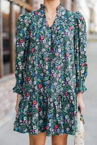 floral dresses long sleeve dresses, winter dresses, boutique dresses