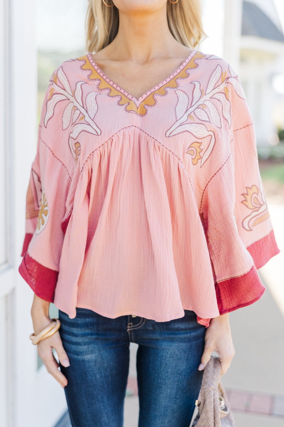 BLOUSE PIN ROSE