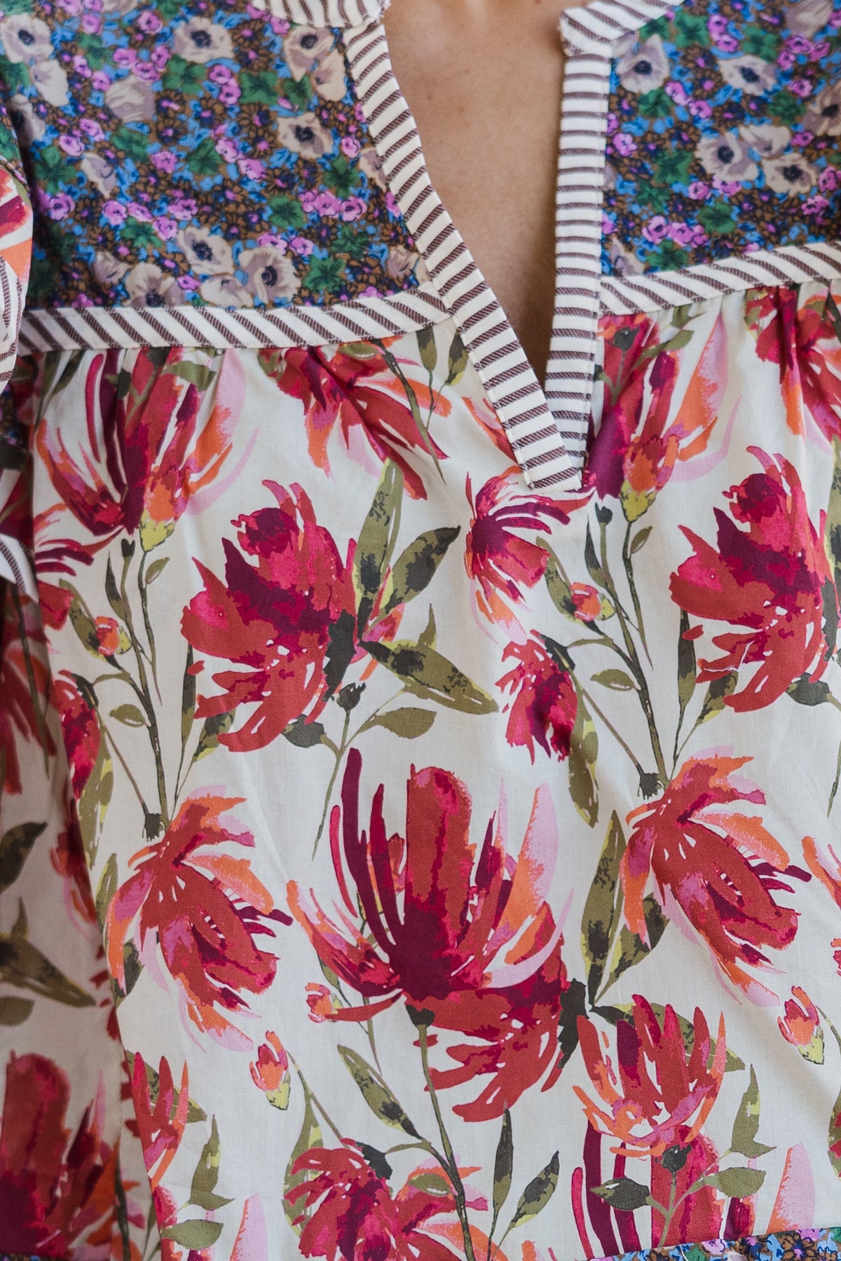Cool to Be Kind Floral Blouse