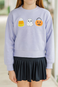 Girls: Just Halloween Things Graphic Sweatshirt