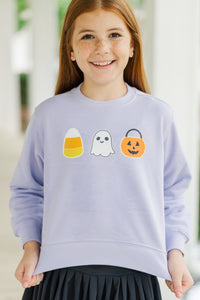 Girls: Just Halloween Things Graphic Sweatshirt