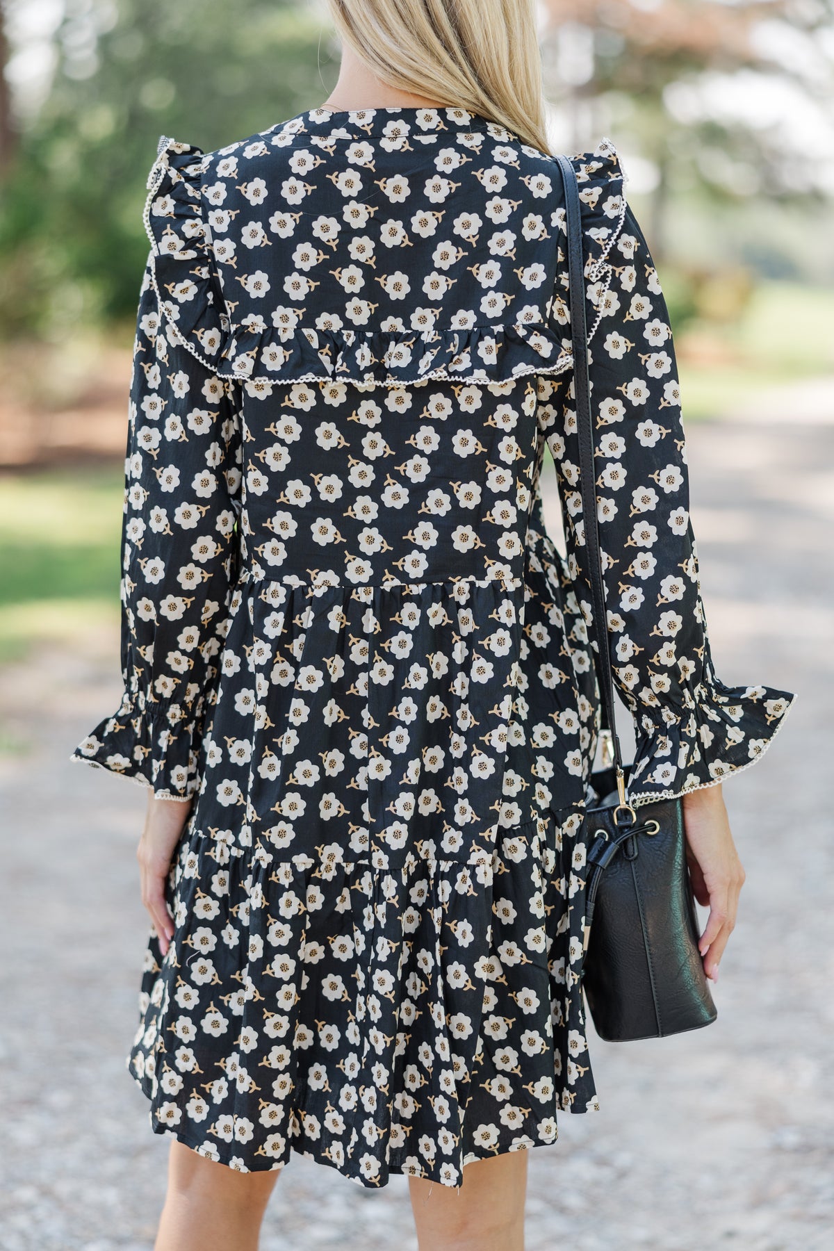 What You Love Black Floral Babydoll Dress – Shop the Mint