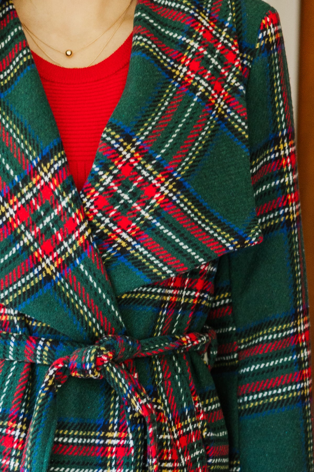 All The Love Green Plaid Coat – Shop the Mint