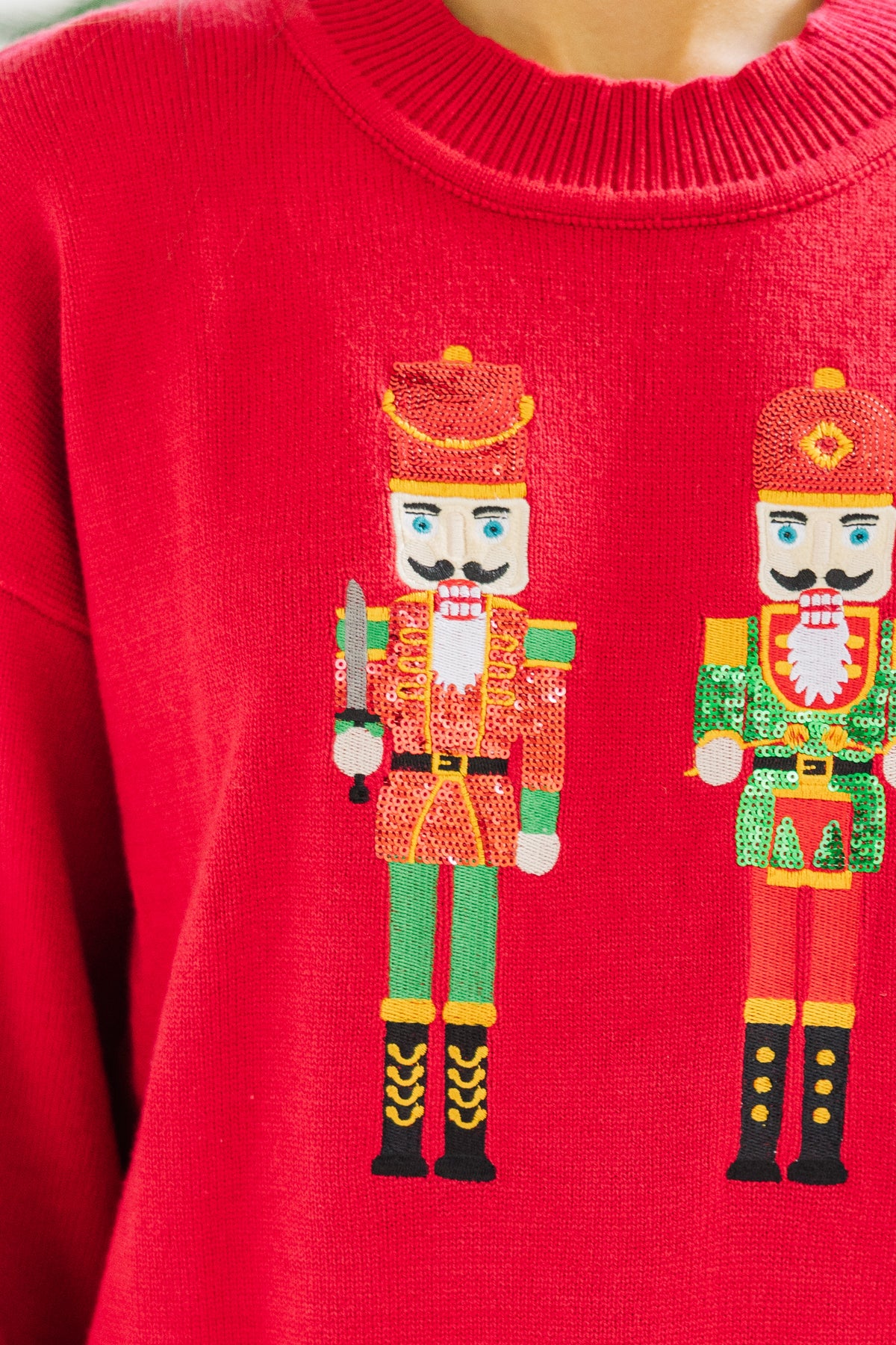 Sequin Nutcracker Sweater main image 1