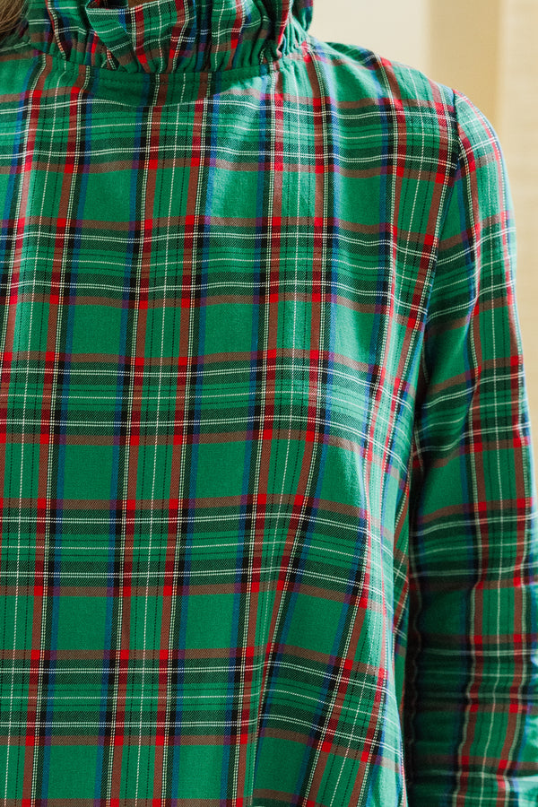 This Is It Green Plaid Swing Dress Shop the Mint This Is It Green Plaid Swing Dress Shop the Mint