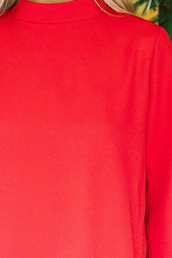 It Goes On Red Shift Dress, Small - The Mint Julep Boutique | Women's Boutique Clothing It Goes On Red Shift Dress, Small - The Mint Julep Boutique | Women's Boutique Clothing